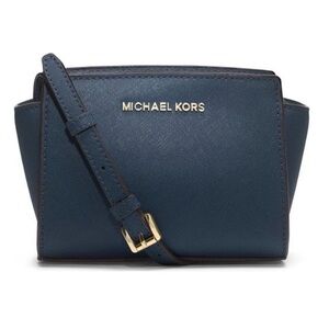 Michael Kors Dark Blue Crossbody Bag